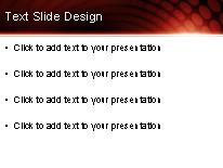 Circulary Red Bar PowerPoint Template text slide design